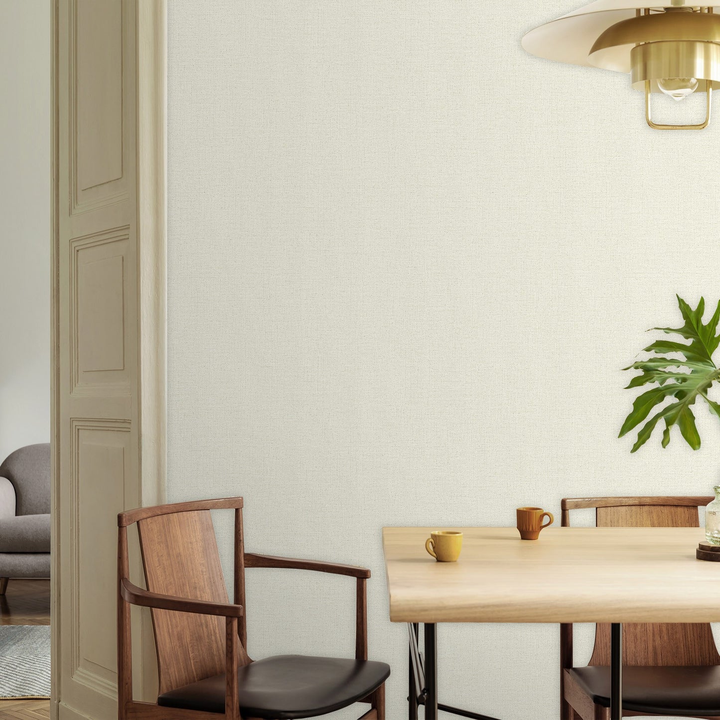 Atelier Alfa Shell Woven Texture Wallpaper by La Belle Maison
