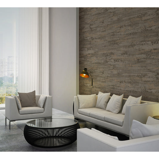 Atelier Alfa Silver Soft Textile Wallpaper by La Belle Maison