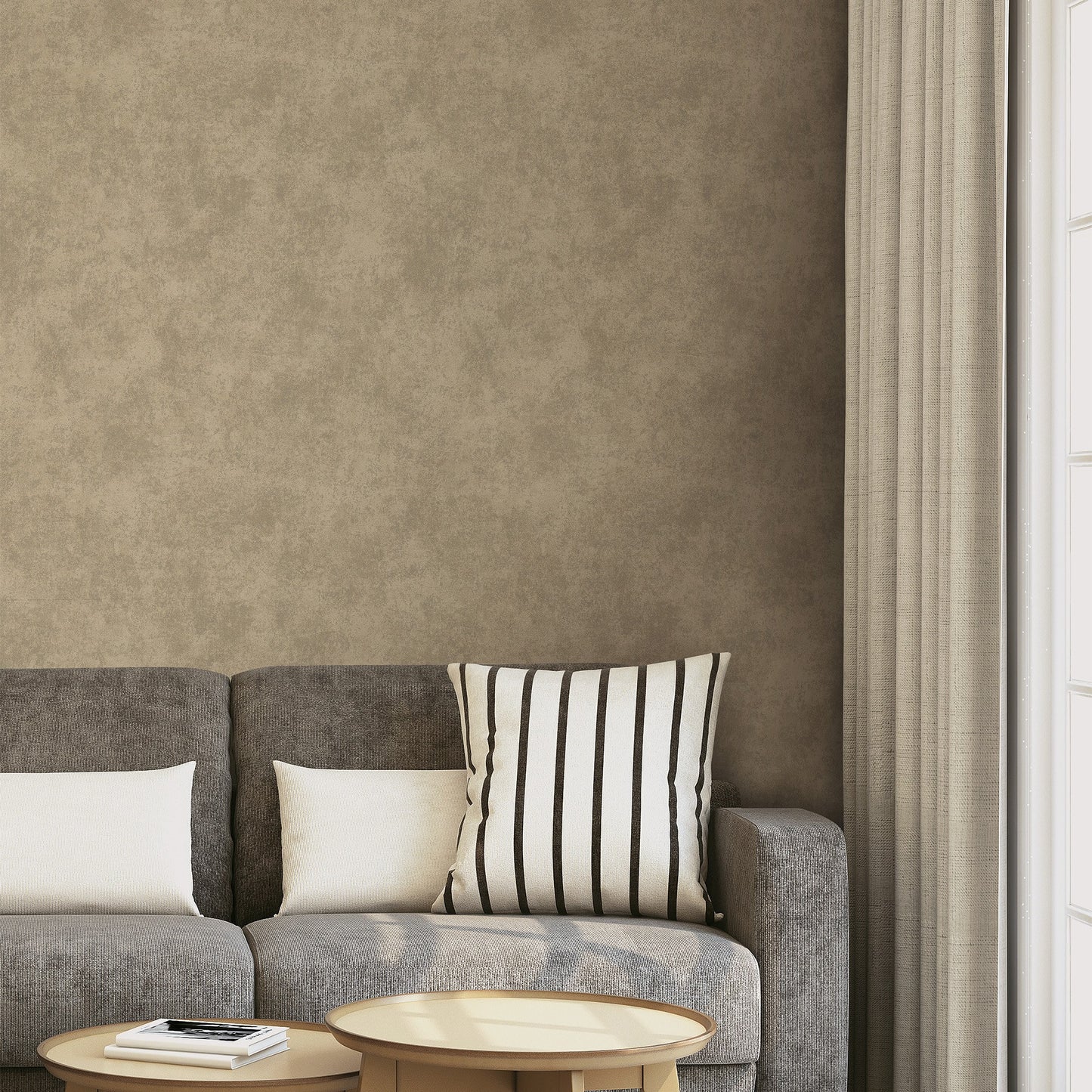 Atelier Alfa Stone Woven Texture Wallpaper by La Belle Maison