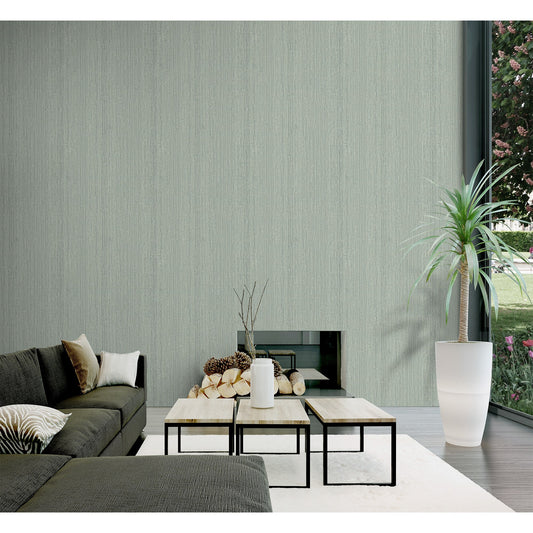 Atelier Alfa Dove Grey Subtle Geometric Wallpaper II by La Belle Maison