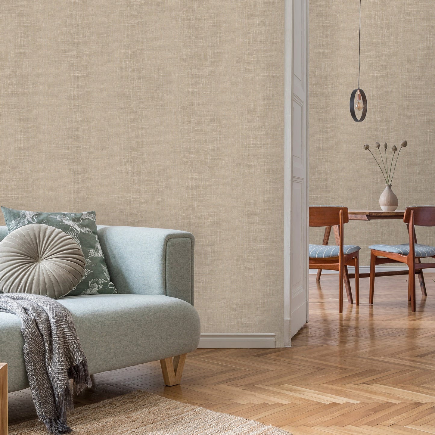 Atelier Alfa Stone Subtle Geometric Wallpaper by La Belle Maison