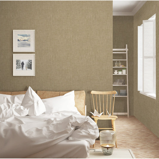 Atelier Alfa Linen Linen Texture Wallpaper by La Belle Maison