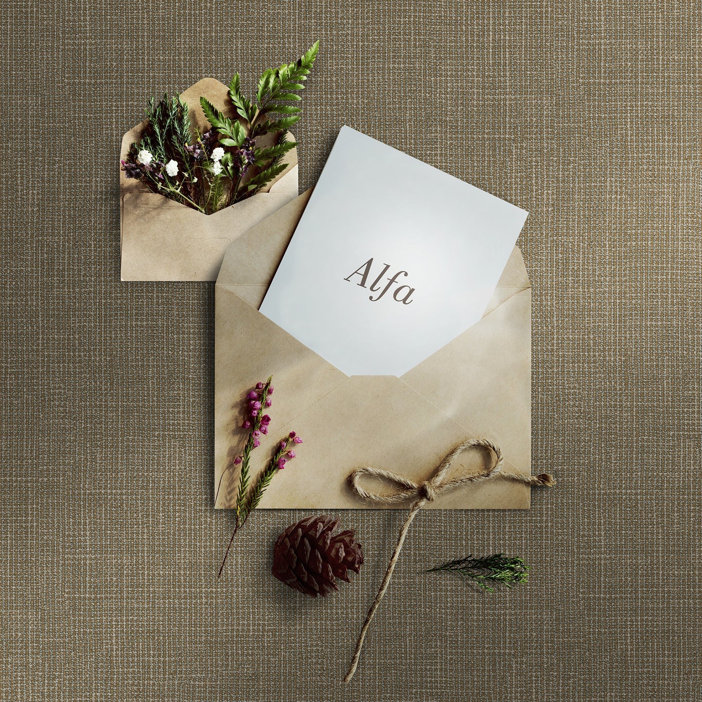 Atelier Alfa Mist Grey Crosshatch Texture Wallpaper by La Belle Maison