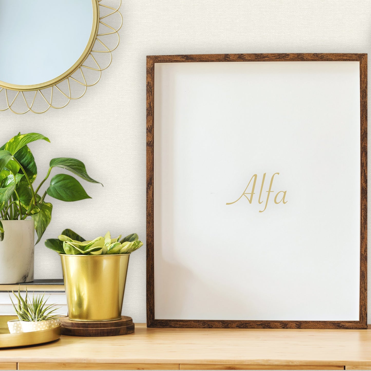 Atelier Alfa Opal Subtle Geometric Wallpaper by La Belle Maison
