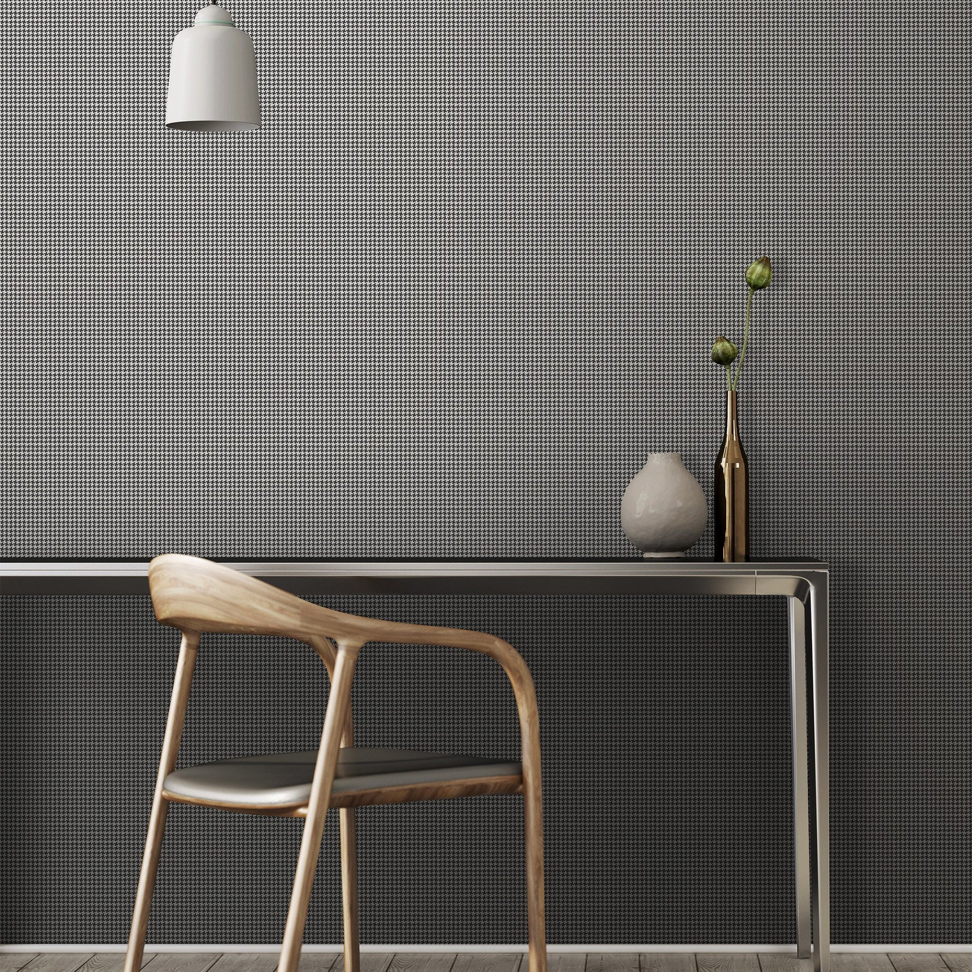 Atelier Alfa Slate Soft Textile Wallpaper by La Belle Maison
