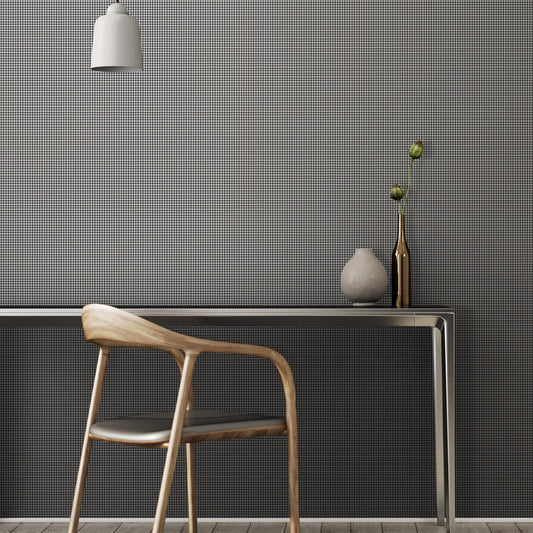 Atelier Alfa Slate Soft Textile Wallpaper by La Belle Maison