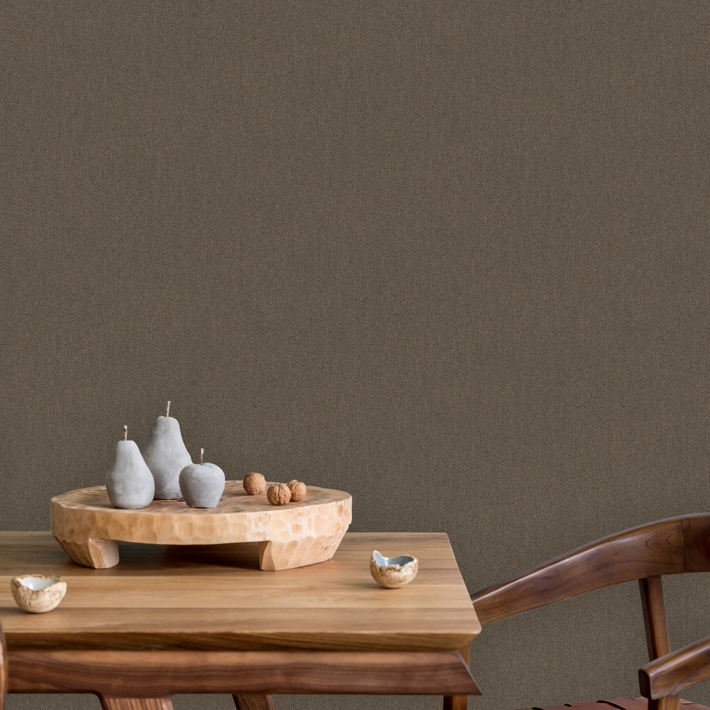 Atelier Alfa Silver Fine Weave Wallpaper by La Belle Maison