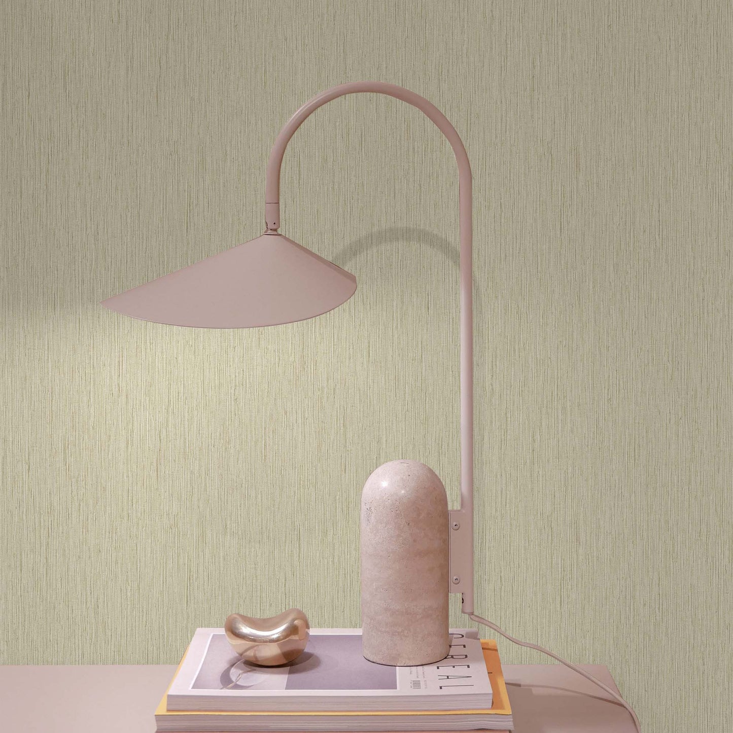 Belle Beta Pearl Neutral Texture Wallpaper by La Belle Maison