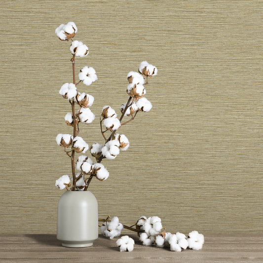 Belle Beta Smoke Fine Weave Wallpaper by La Belle Maison