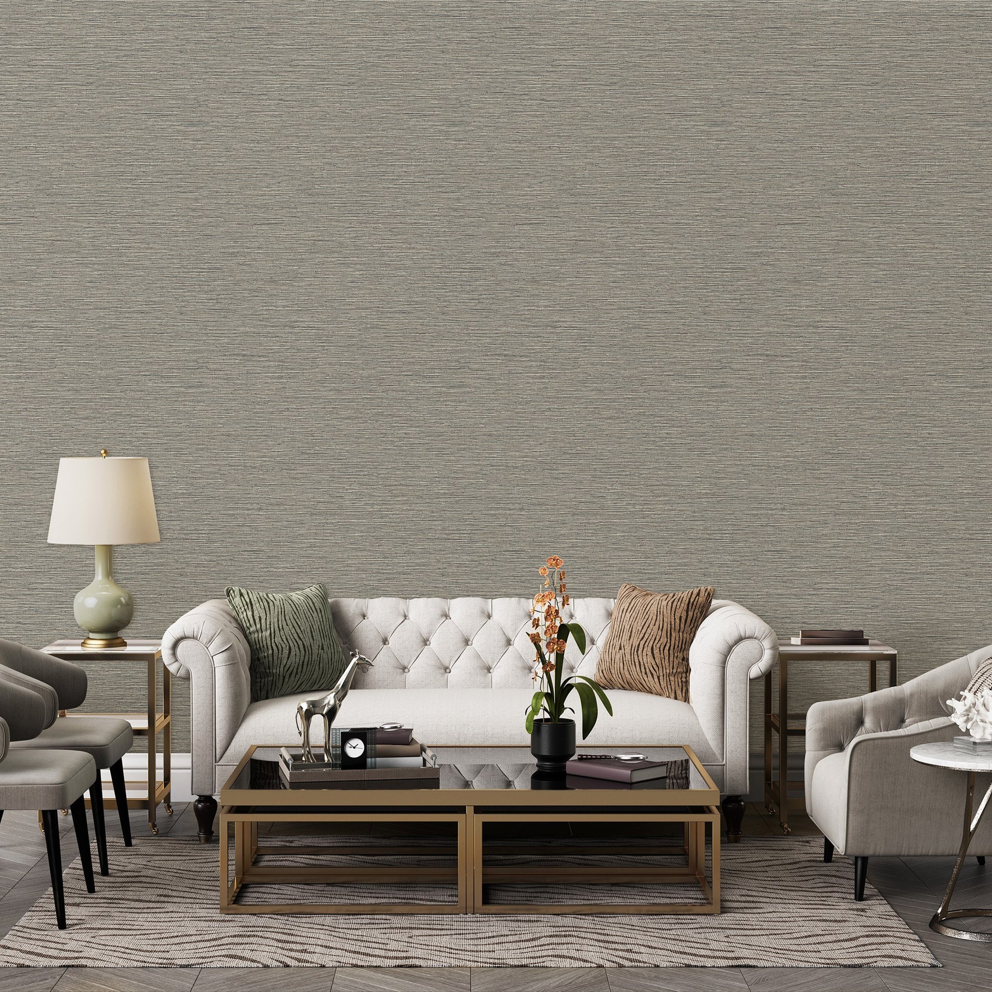 Belle Beta Warm Grey Calm Texture Wallpaper by La Belle Maison