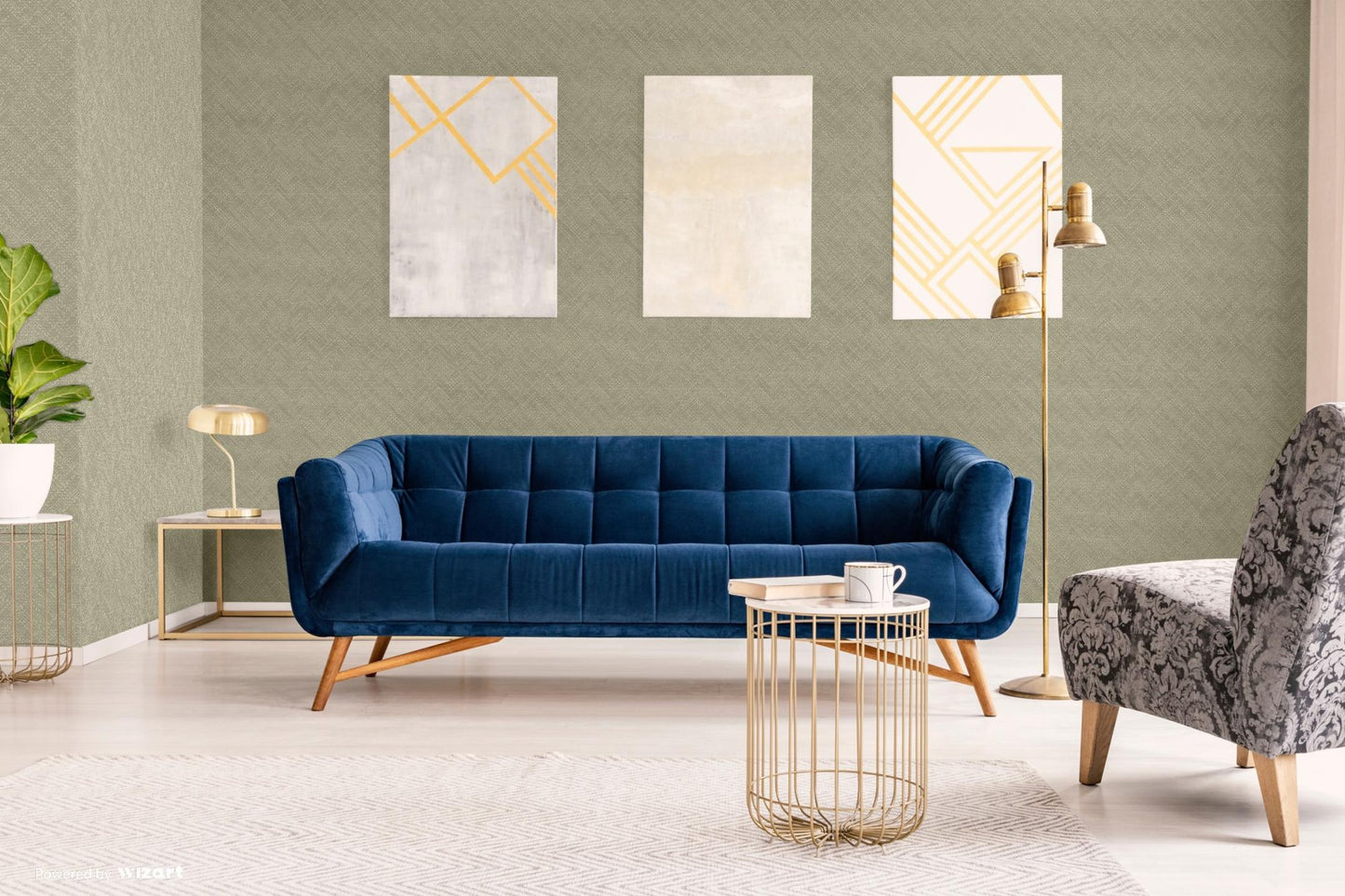 Belle Beta 1102-3 room wallpaper by La Belle Maison