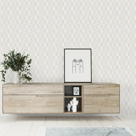 Belle Beta Denim Soft Surface Wallpaper by La Belle Maison