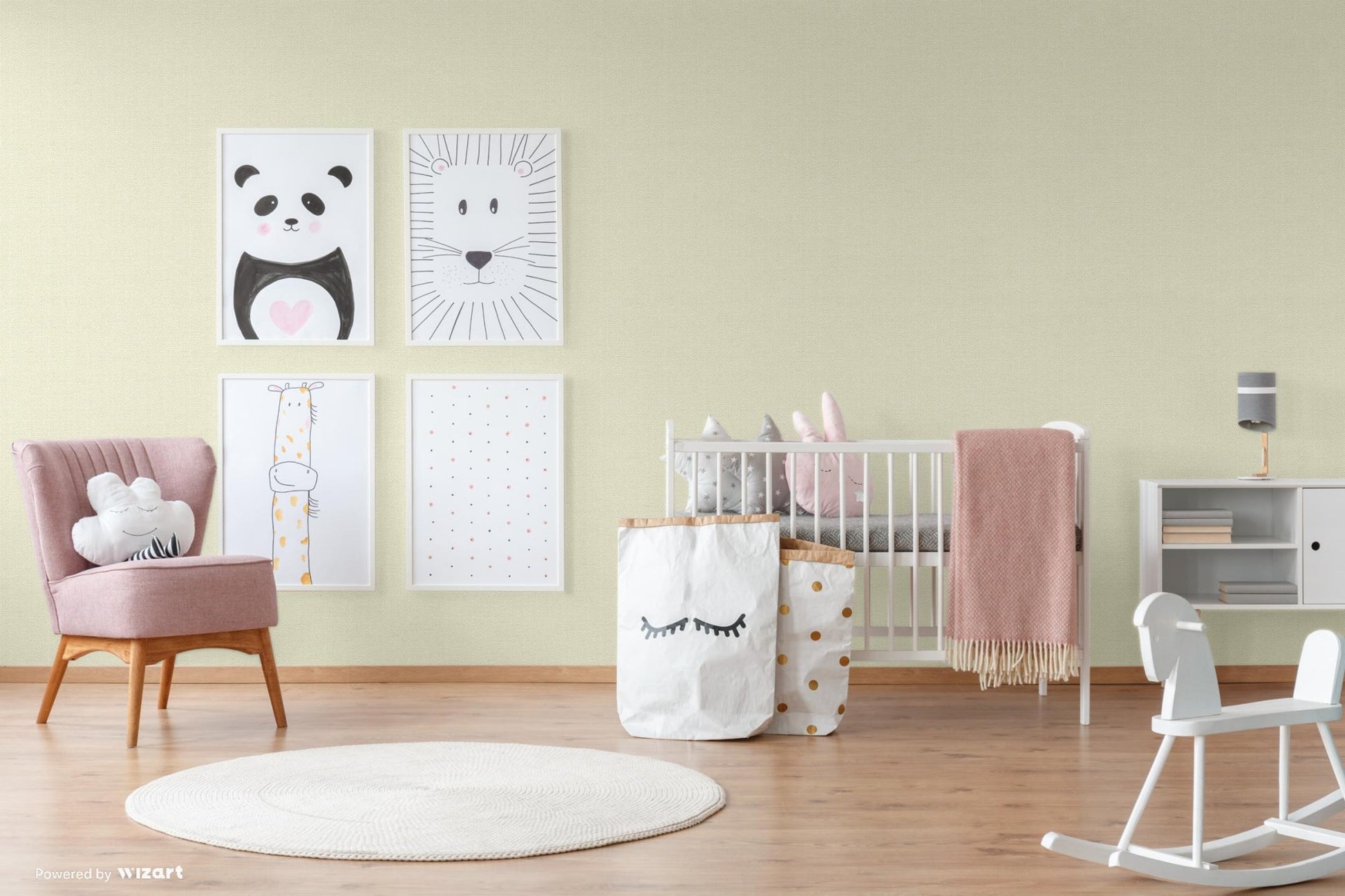 Belle Beta 1104-1 room wallpaper by La Belle Maison