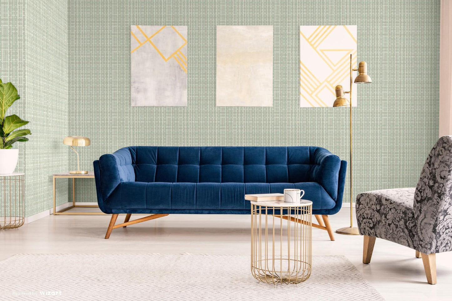 Belle Beta 1105-4 room wallpaper by La Belle Maison