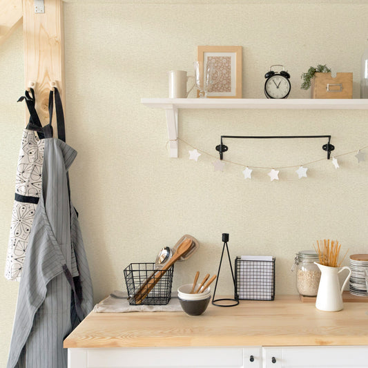 Belle Beta Cloud Soft Linen Wallpaper by La Belle Maison