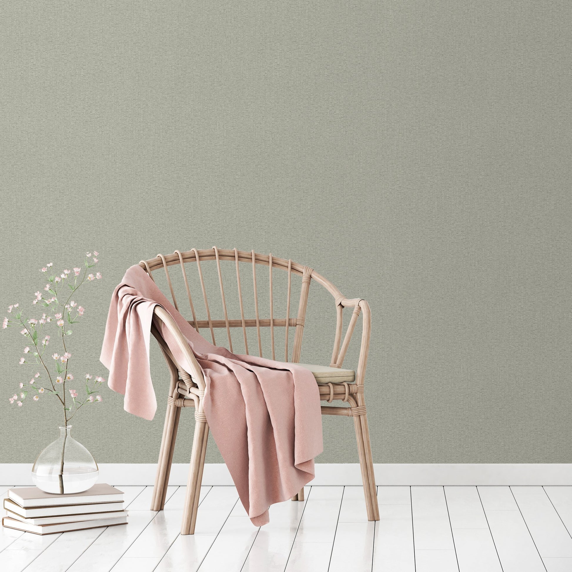 Belle Beta Dove Grey Minimal Texture Wallpaper by La Belle Maison