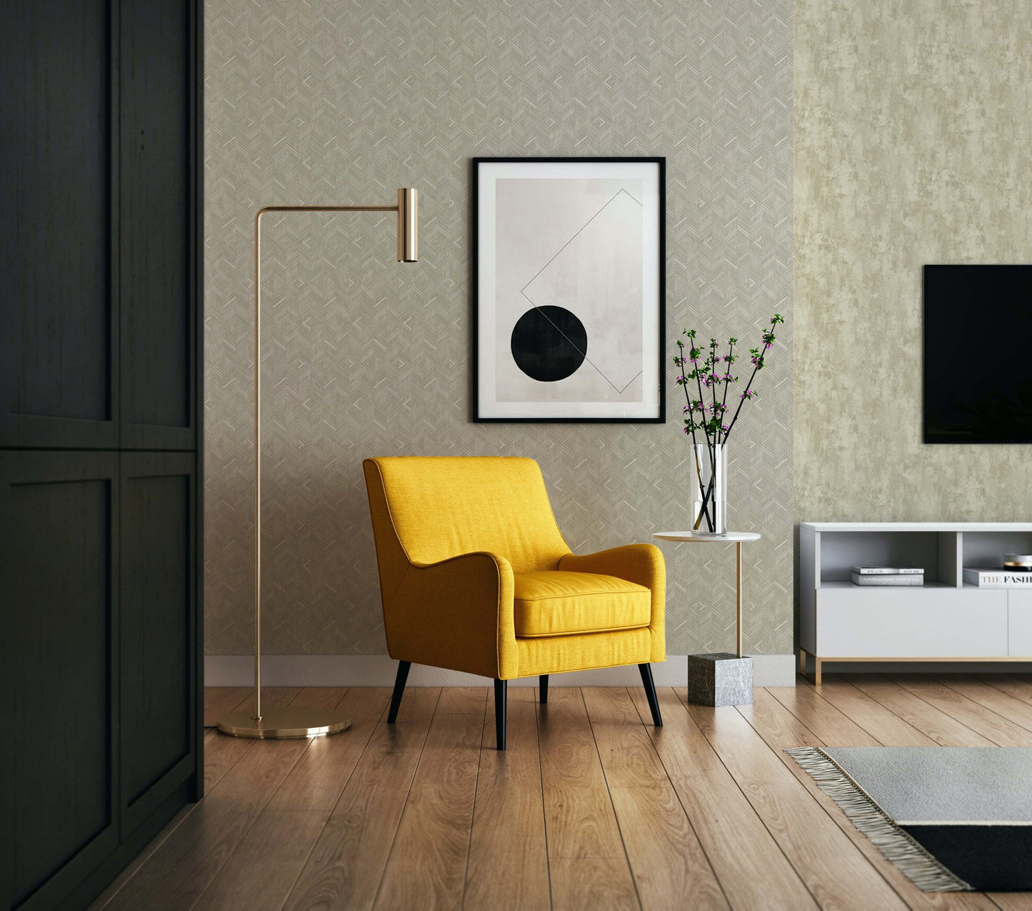 Belle Beta 1107-3 room wallpaper by La Belle Maison