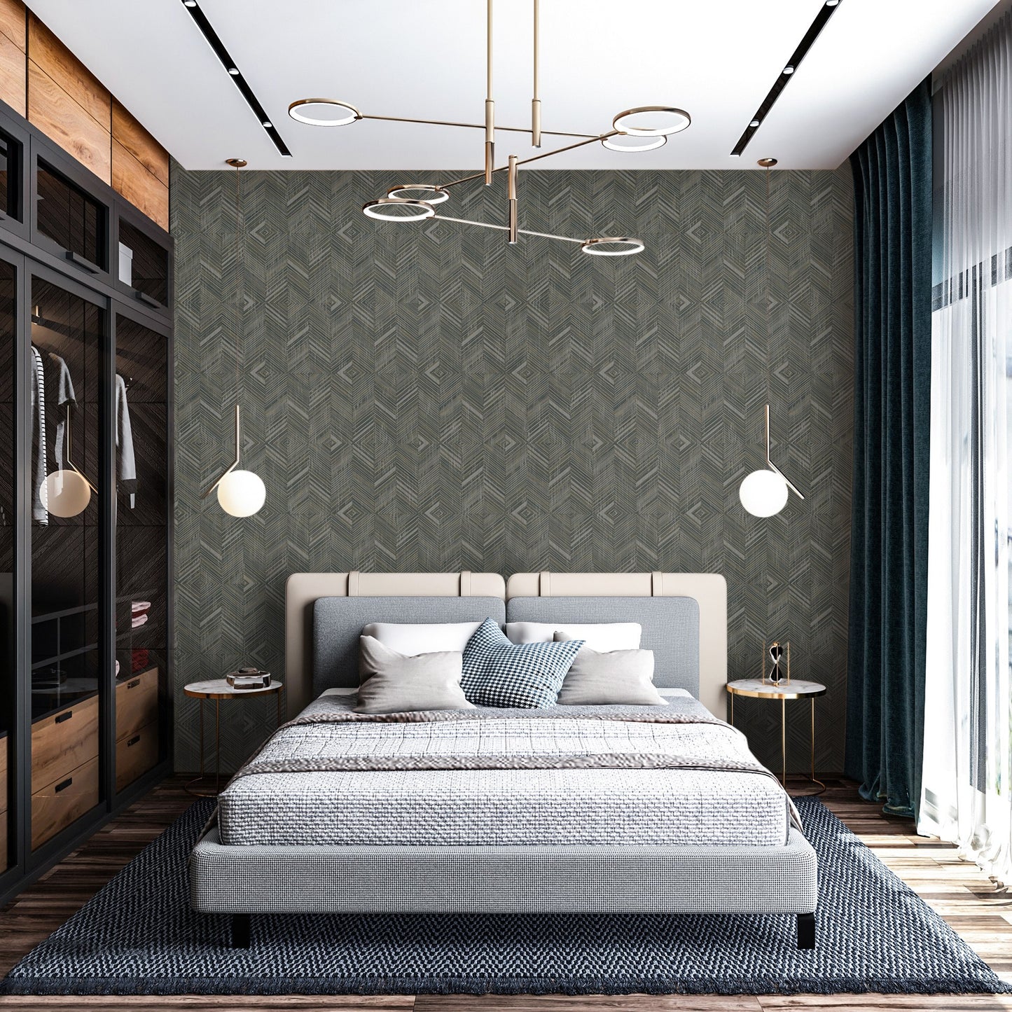 Belle Beta 1107-4 room wallpaper by La Belle Maison