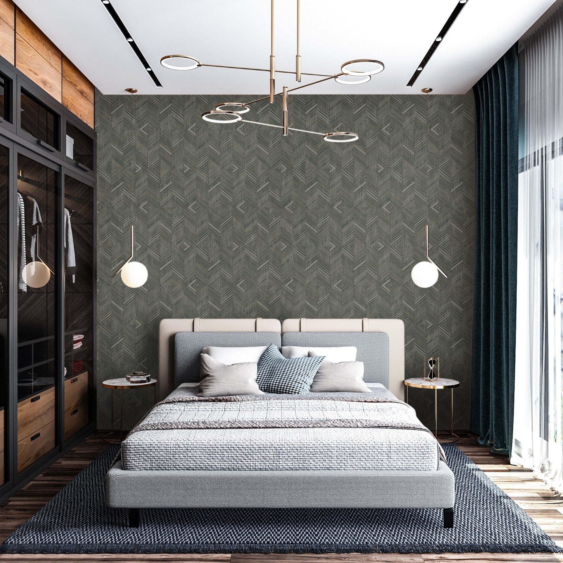 Belle Beta 1107-4 room wallpaper by La Belle Maison