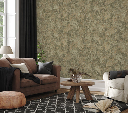 Belle Beta Warm Grey Neutral Texture Wallpaper by La Belle Maison