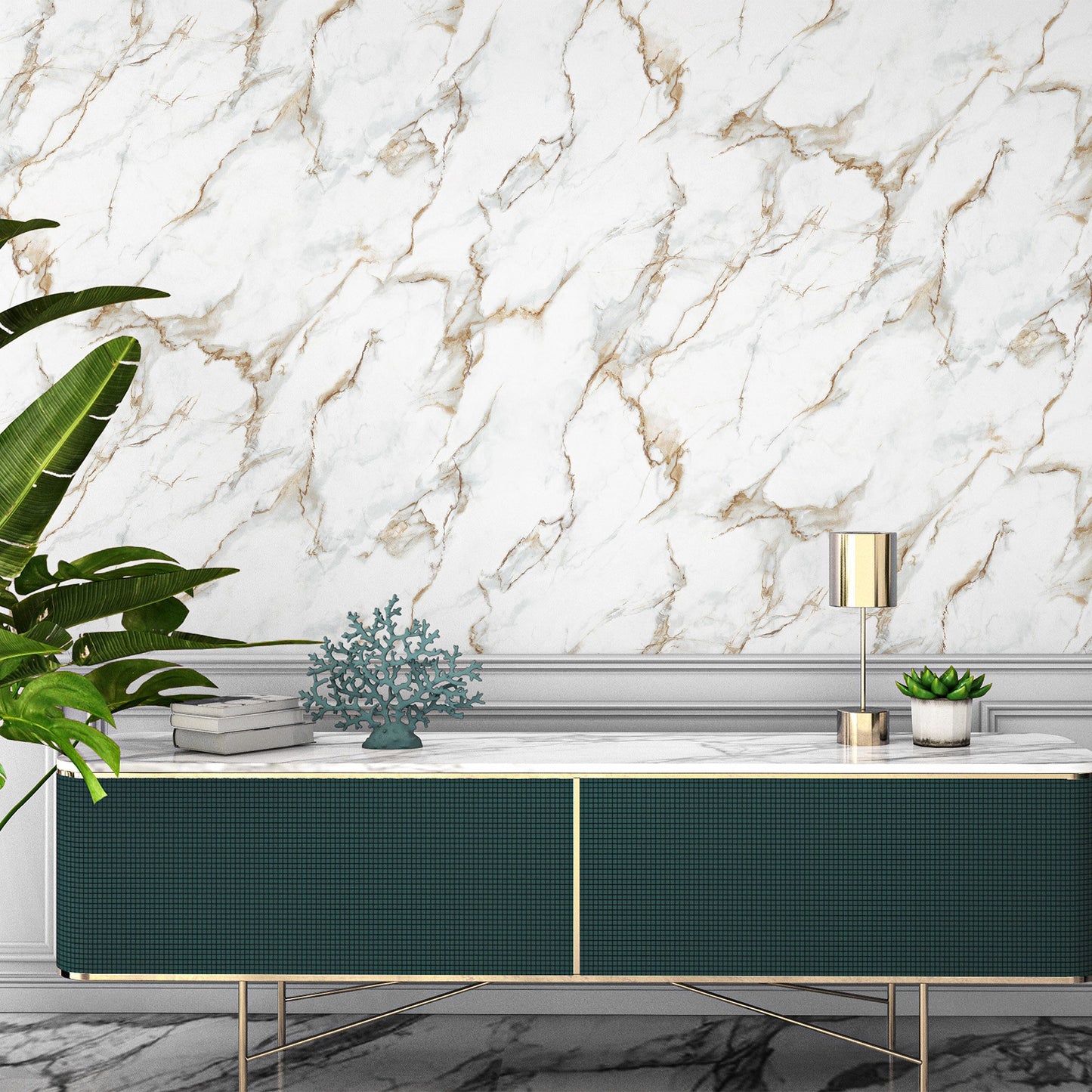 Belle Beta Ocean Plain Weave Wallpaper by La Belle Maison