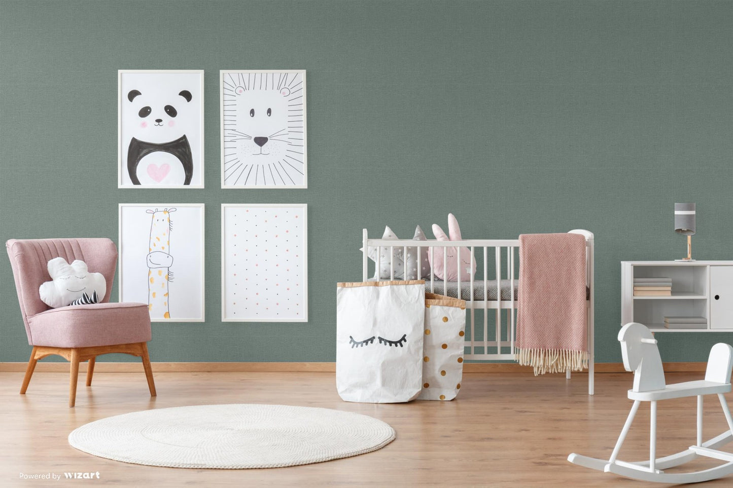 Belle Beta 1110-4 room wallpaper by La Belle Maison