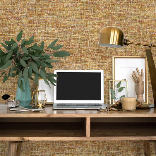Belle Beta Gold Calm Texture Wallpaper by La Belle Maison