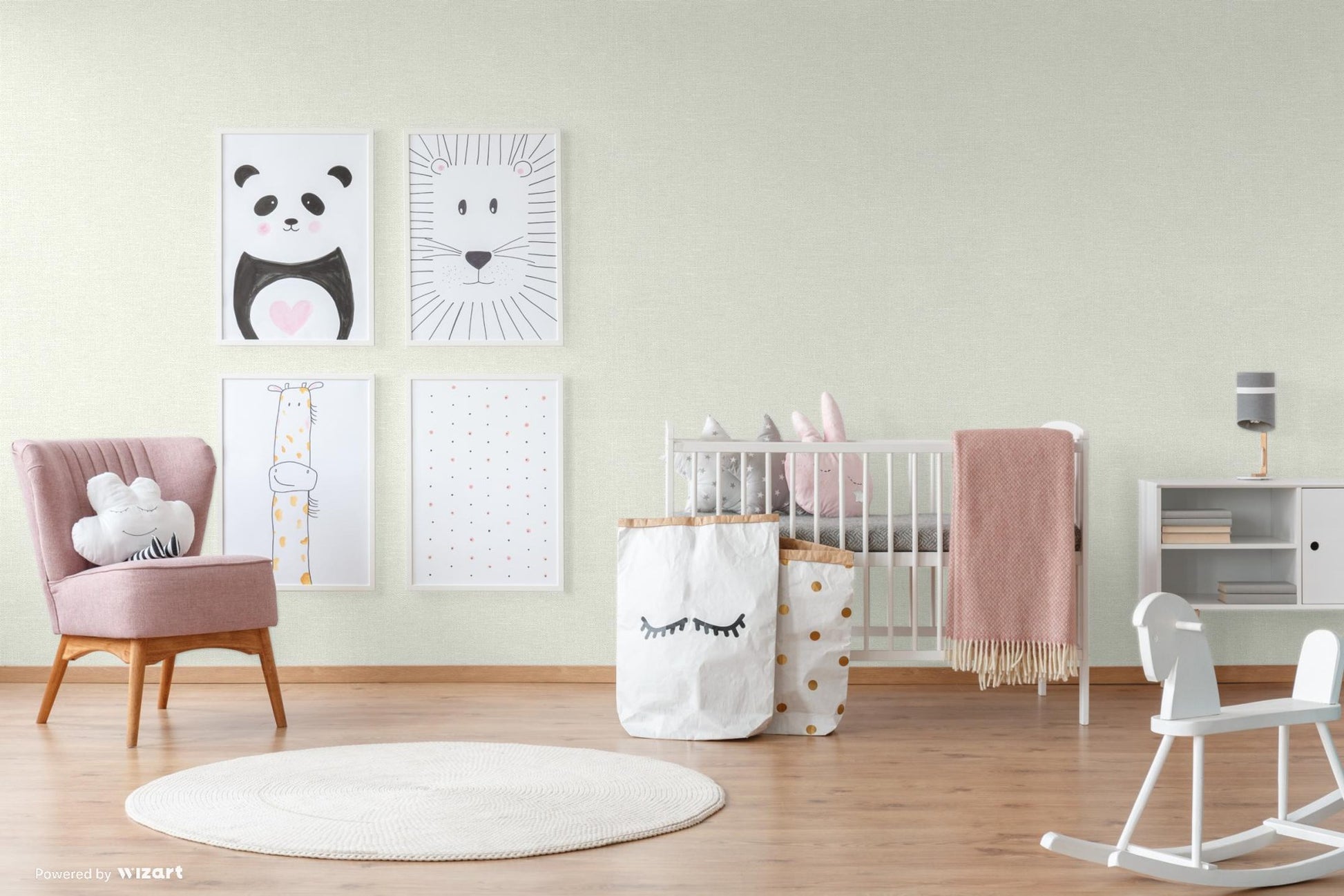 Belle Beta 1112-5 room wallpaper by La Belle Maison