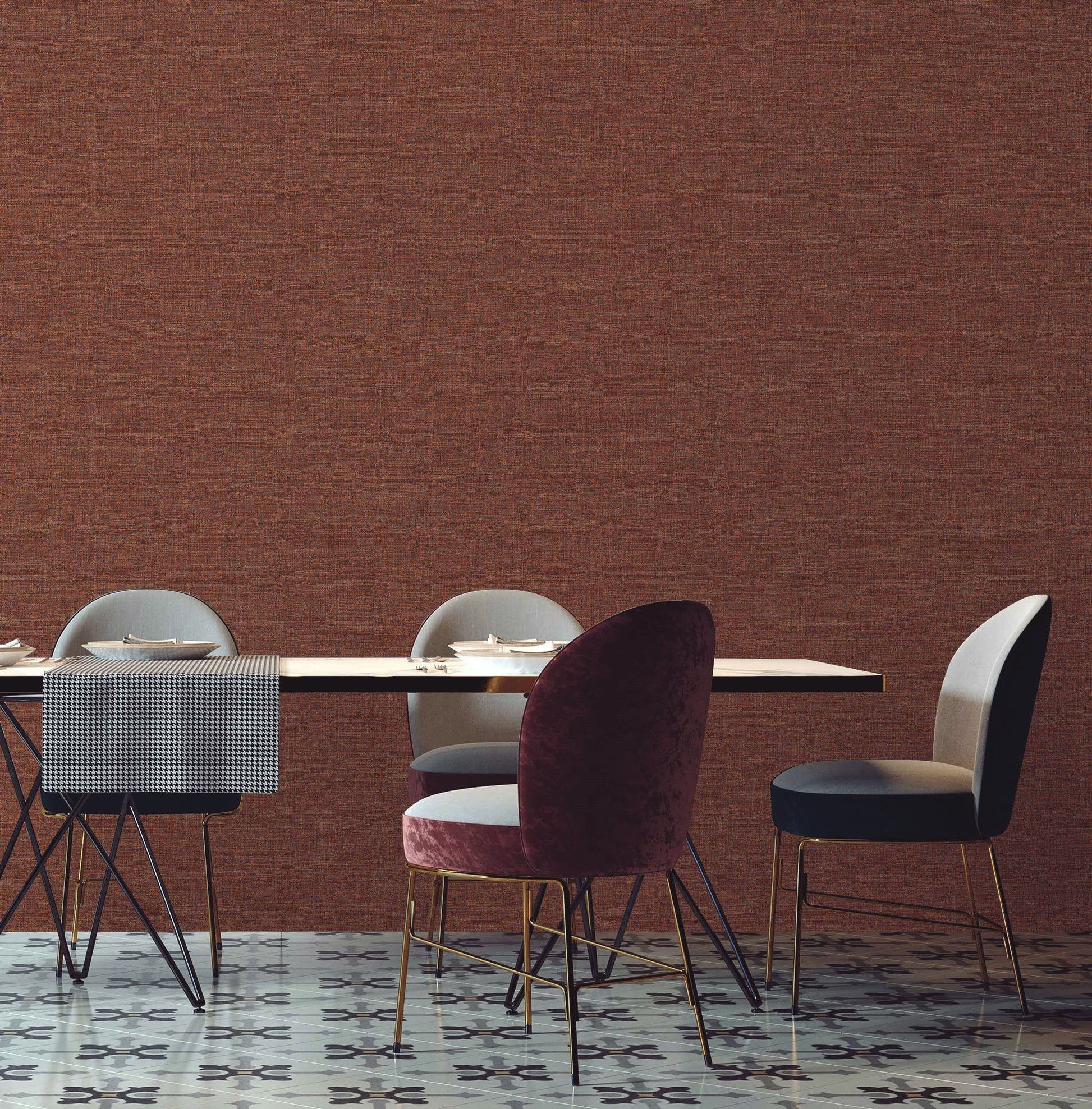 Belle Beta Brick Calm Texture Wallpaper by La Belle Maison