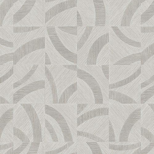 Iconique Warm Grey Rich Surface Wallpaper by La Belle Maison
