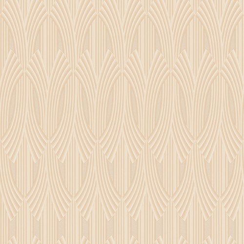 Iconique Silver Taupe Artful Motif Wallpaper by La Belle Maison