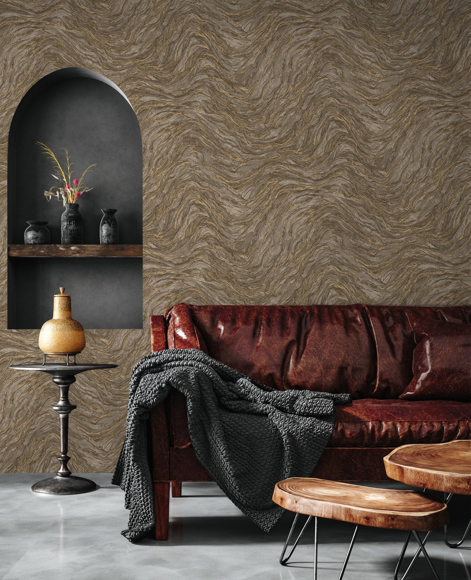 Iconique 24104-4 room wallpaper by La Belle Maison