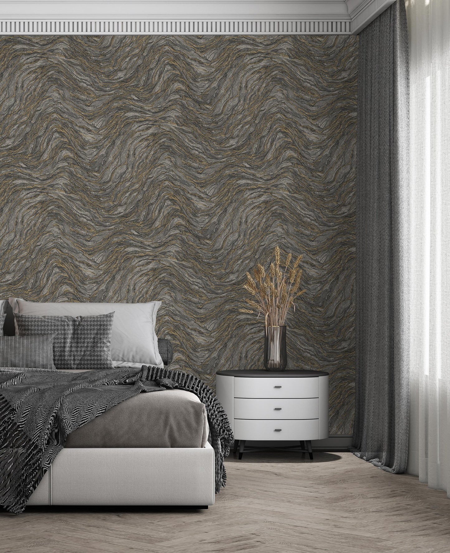 Iconique 24104-5 room wallpaper by La Belle Maison