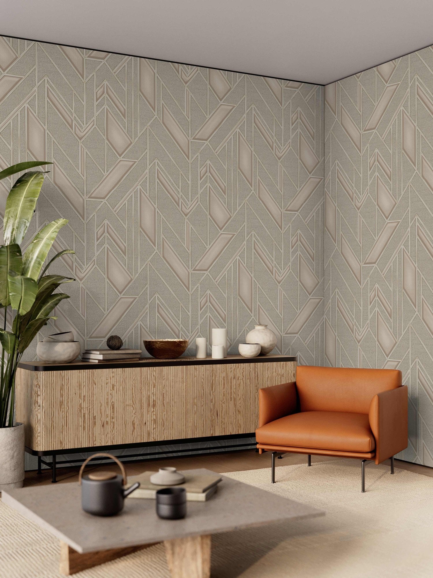 Iconique 24113-4 room wallpaper by La Belle Maison