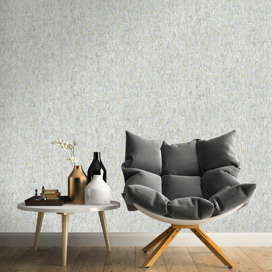Indigo Maison Ash Artistic Floral Wallpaper by La Belle Maison