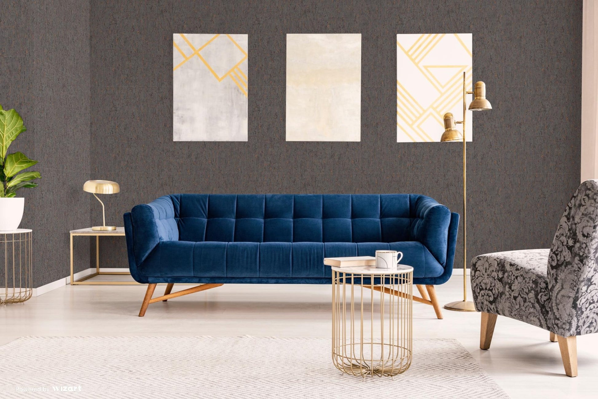 Indigo Maison 4701-6 room wallpaper by La Belle Maison