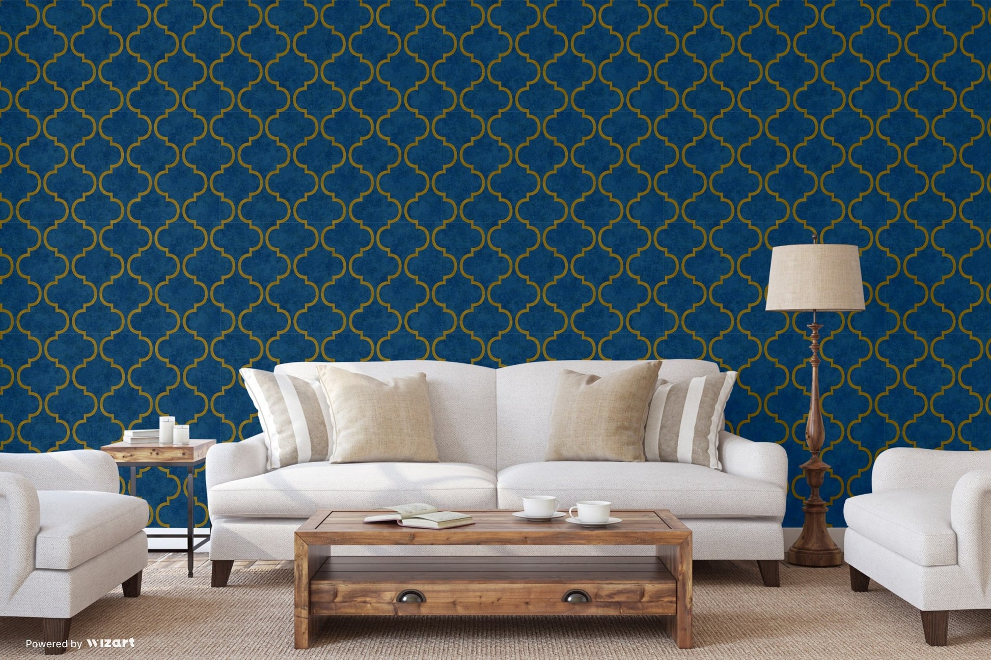 Indigo Maison 4703-6 room wallpaper by La Belle Maison