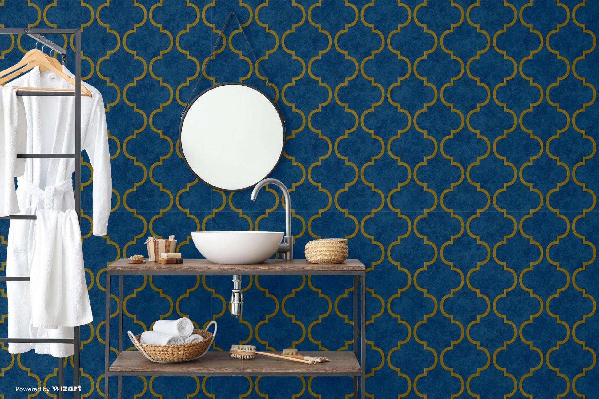 Indigo Maison 4703-6 room wallpaper by La Belle Maison