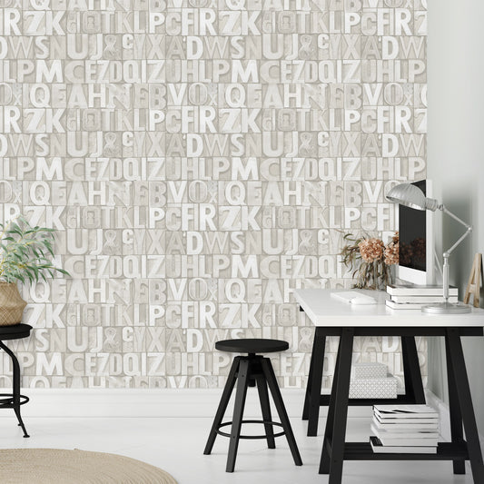 Indigo Maison Cloud Watercolour Leaf Wallpaper by La Belle Maison