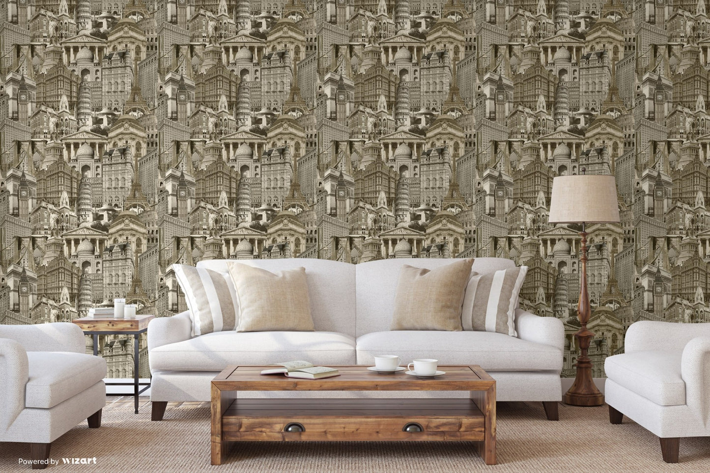 Indigo Maison 4705-1 room wallpaper by La Belle Maison