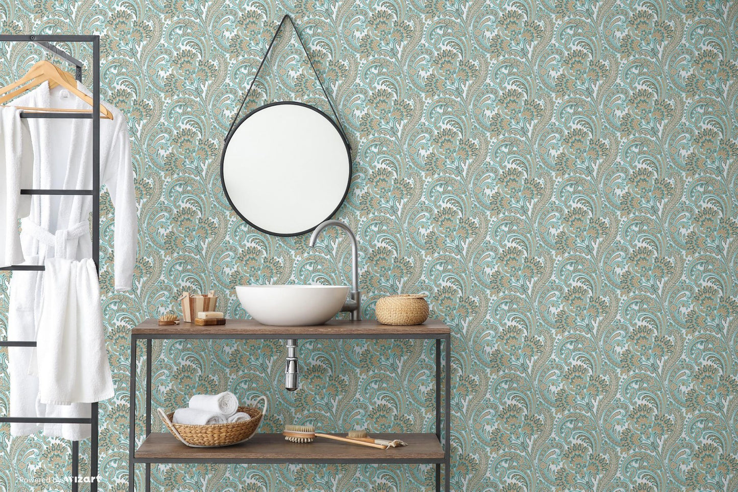 Indigo Maison 4711-1 room wallpaper by La Belle Maison
