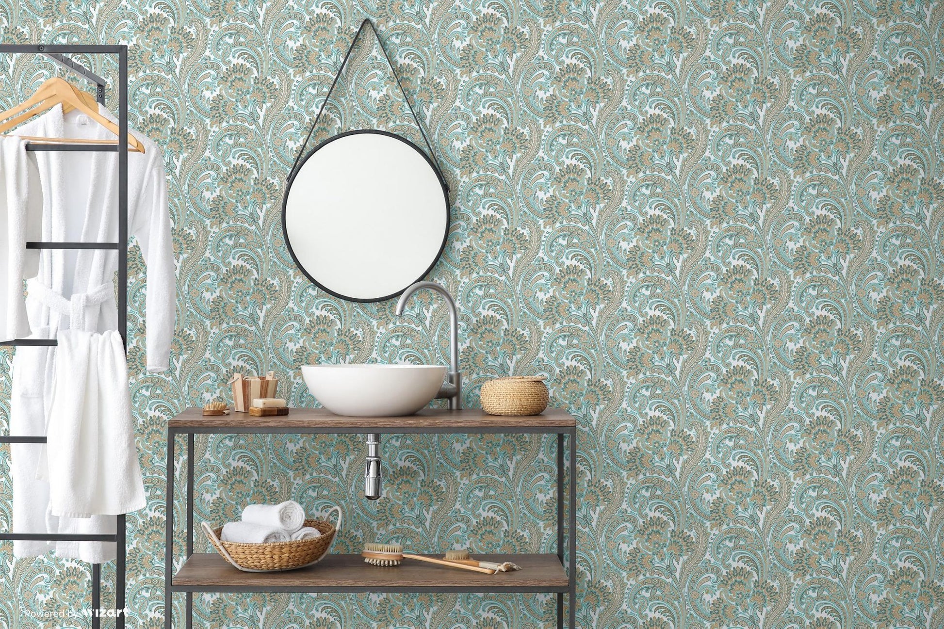 Indigo Maison 4711-1 room wallpaper by La Belle Maison