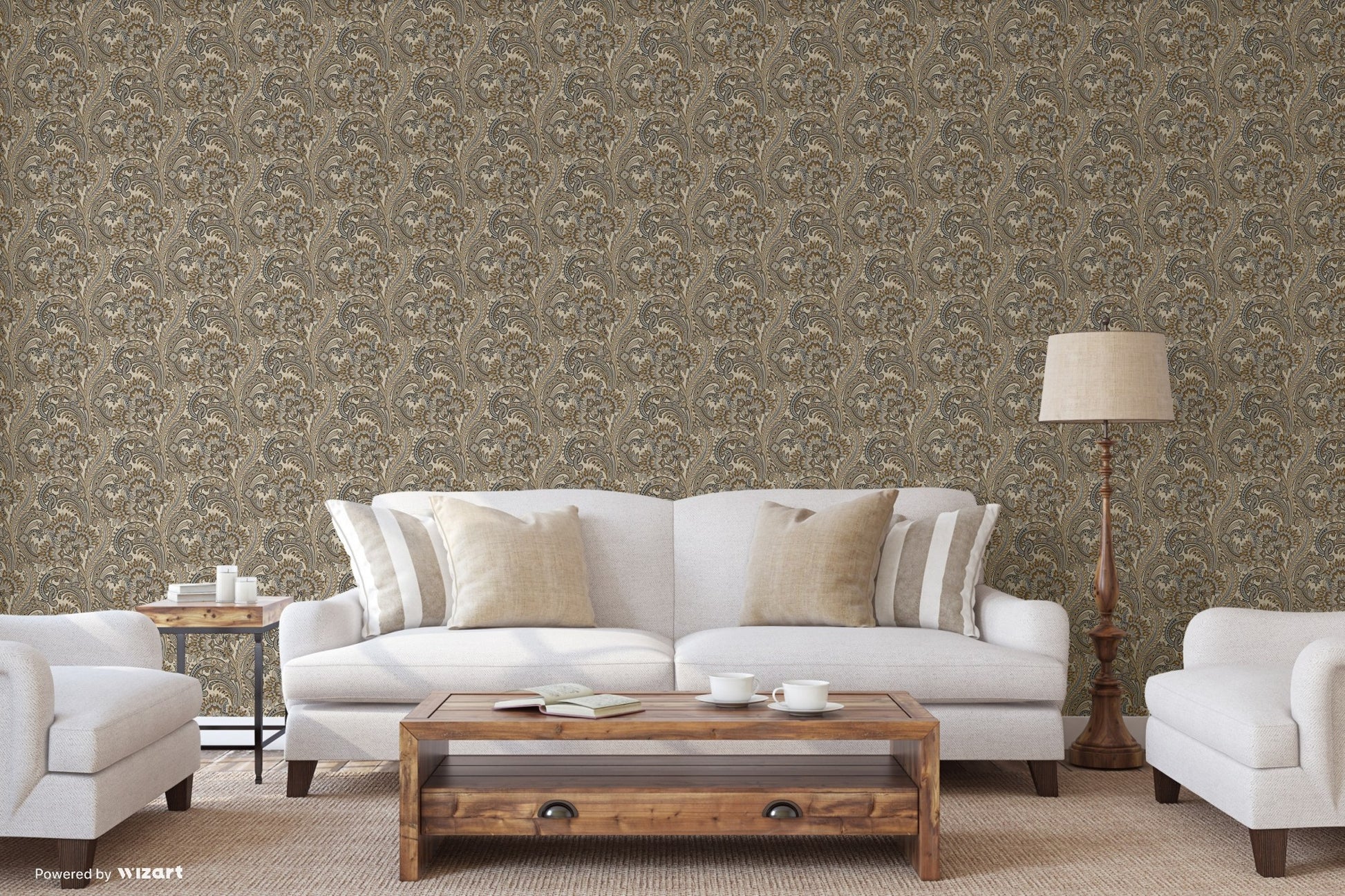 Indigo Maison 4711-3 room wallpaper by La Belle Maison
