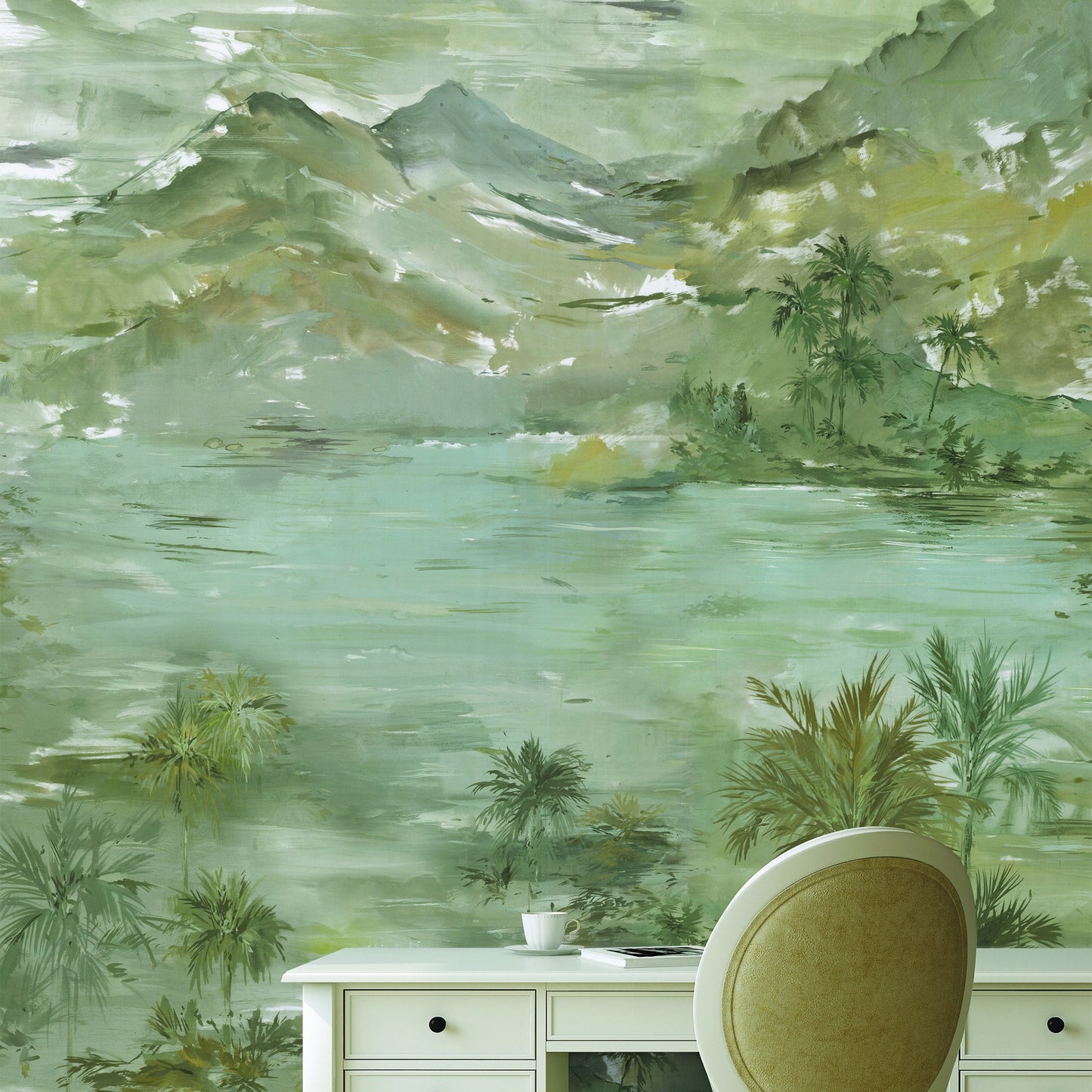Indigo Maison Poster Wallpapers room wallpaper by La Belle Maison