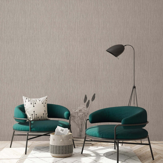 Kalina Garden Stone Grey Romantic Floral Wallpaper by La Belle Maison