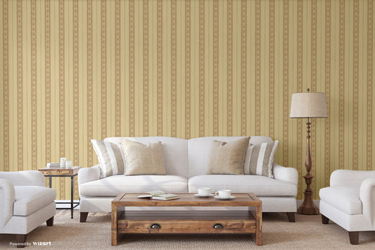 Kalina Garden Silver Taupe Romantic Floral Wallpaper by La Belle Maison