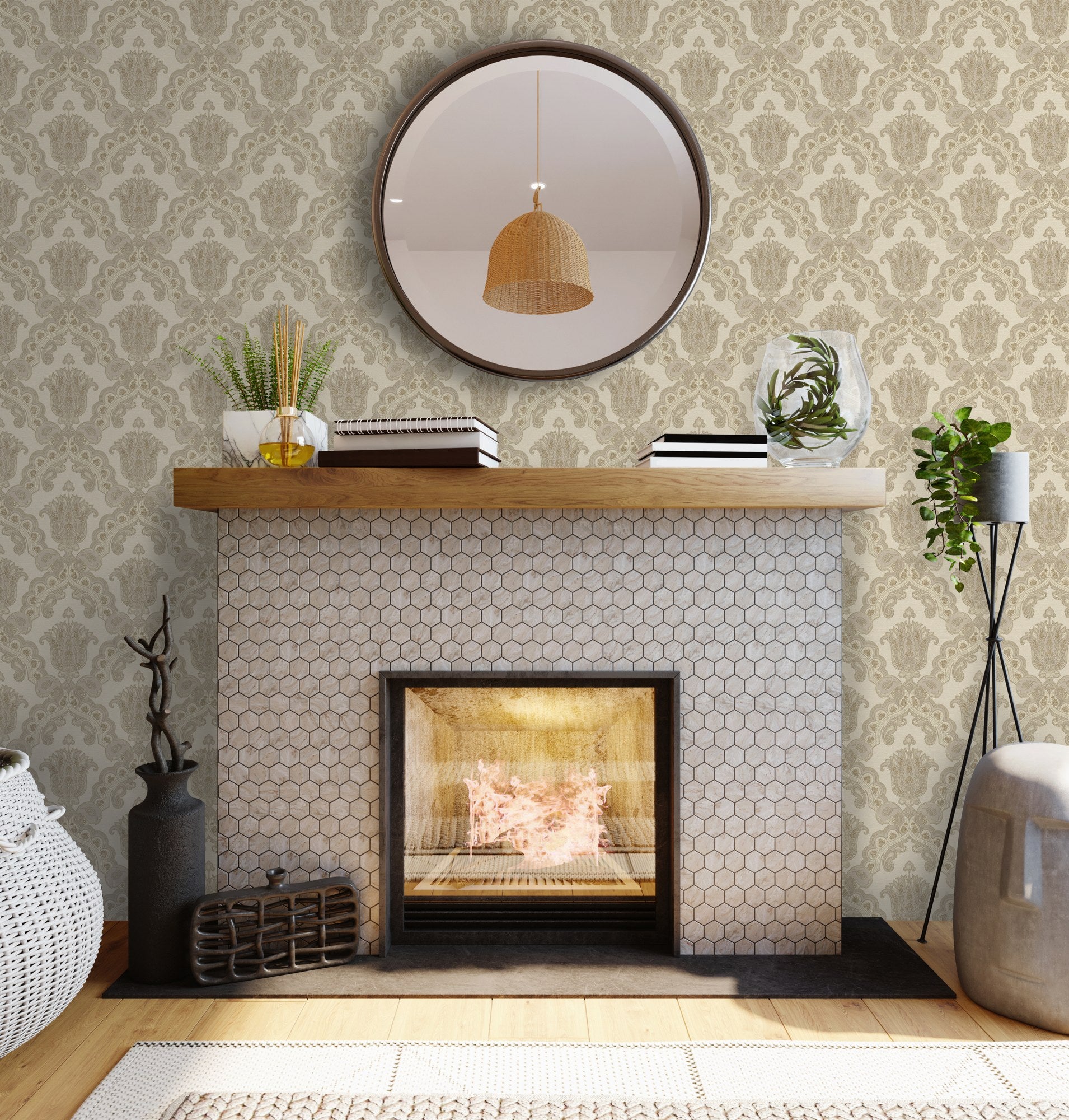 Kalina Garden 5809-1 room wallpaper by La Belle Maison