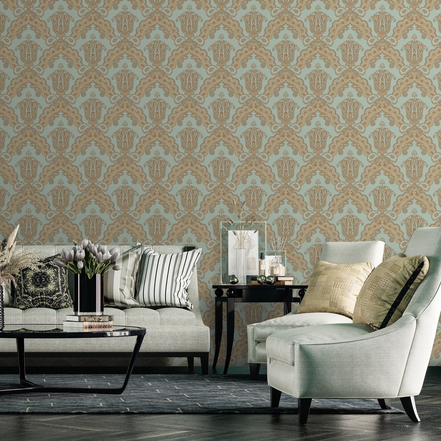 Kalina Garden 5809-3 room wallpaper by La Belle Maison