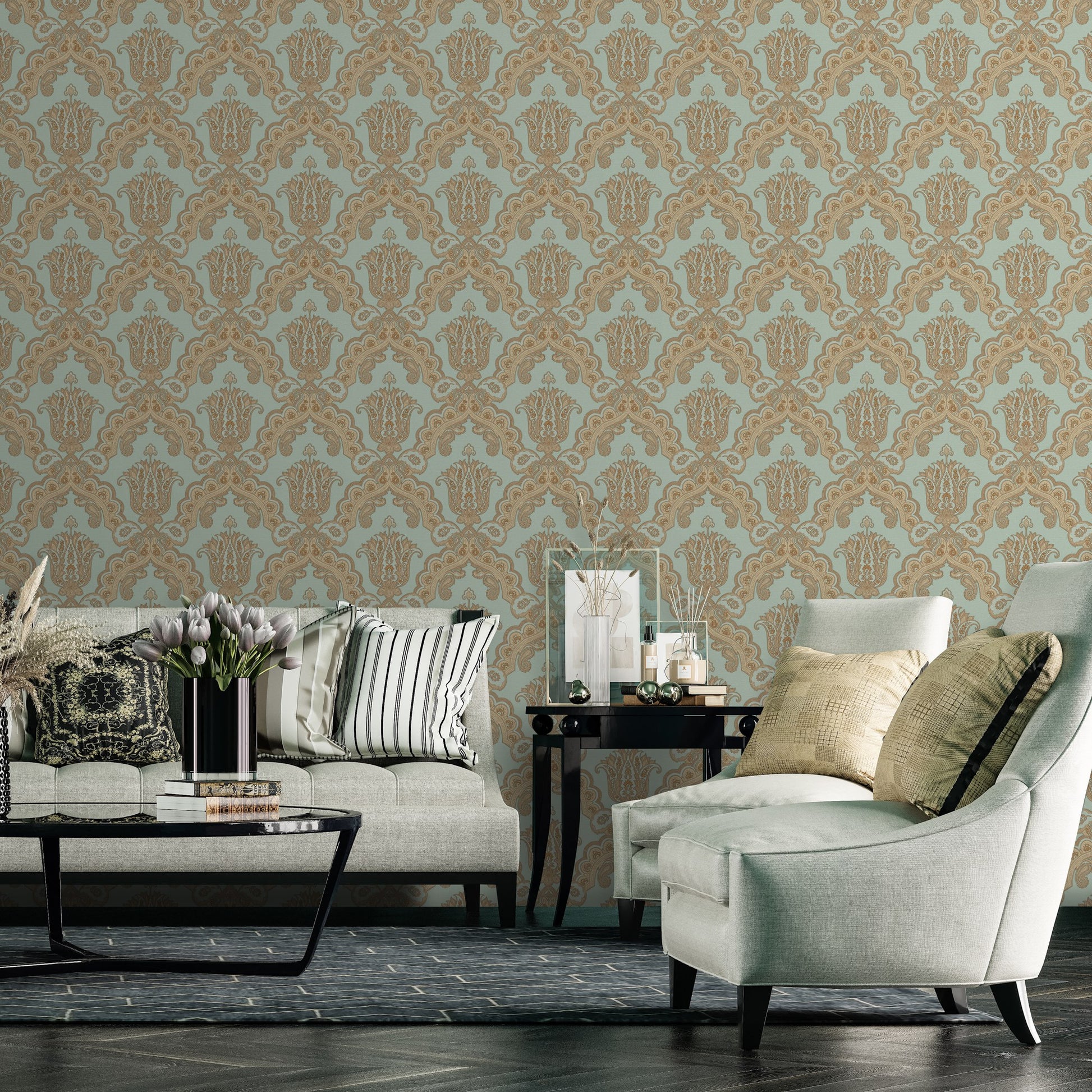Kalina Garden 5809-3 room wallpaper by La Belle Maison