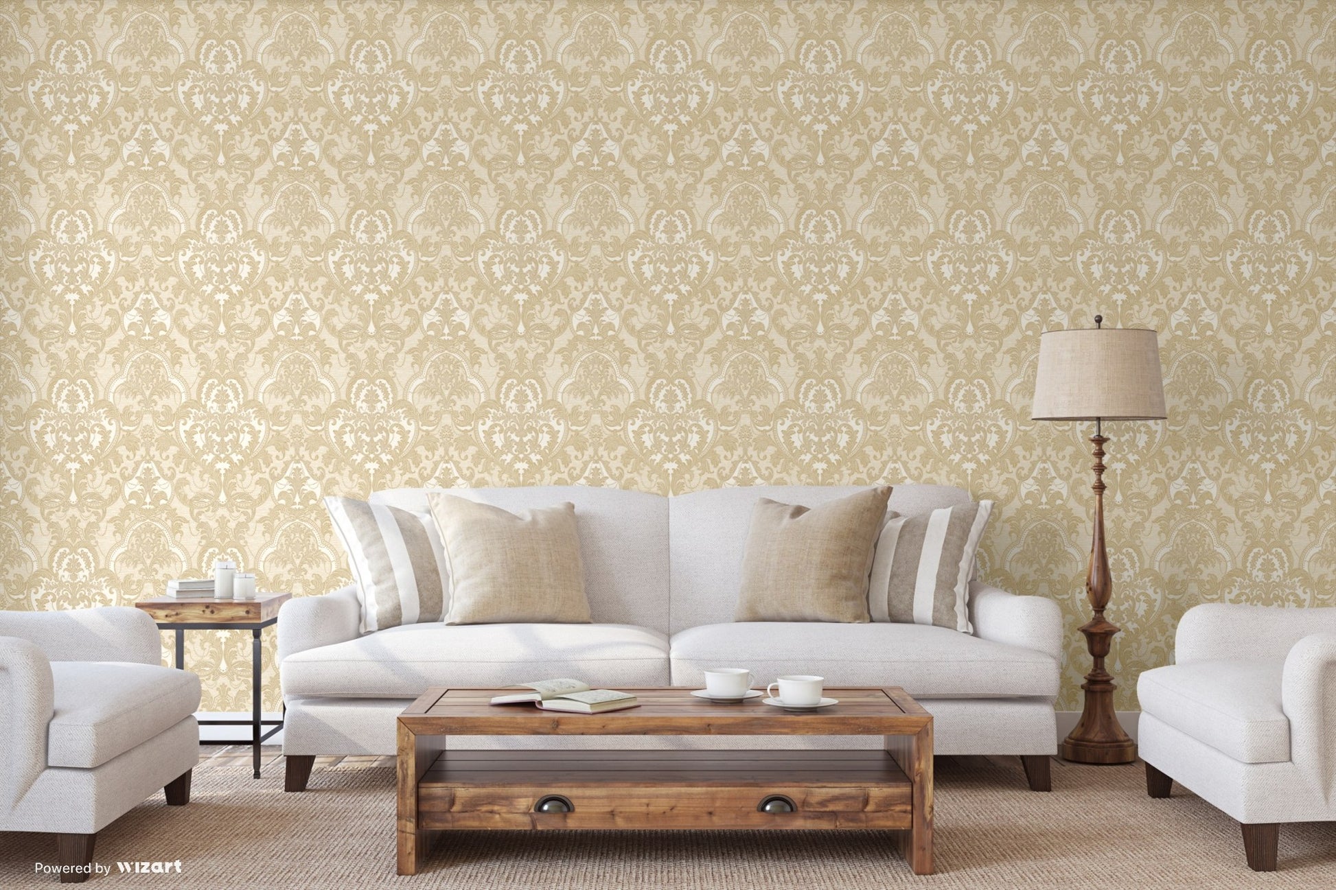 Maison Ephes Linen Luxury Texture Wallpaper by La Belle Maison